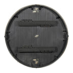 Ensemble de salle à manger rond extensible 5 pièces en bois naturel/noir pour 6 personnes