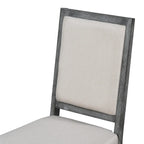 Ensemble de salle à manger rond extensible 5 pièces en bois naturel/noir pour 6 personnes