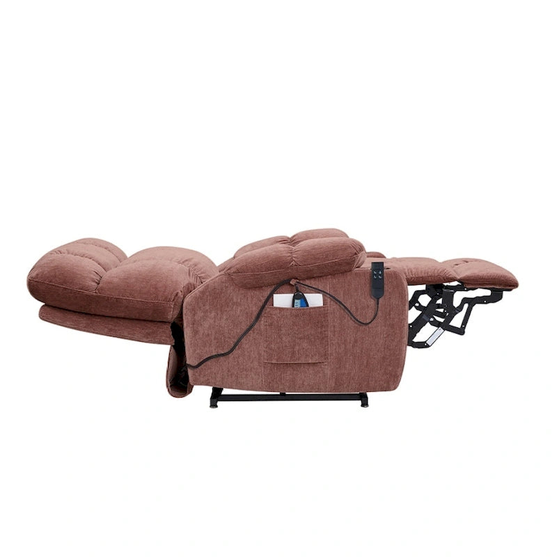 Fauteuil inclinable releveur avec fonctions chaleur et massage, 1 place