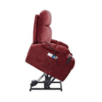 Fauteuil inclinable releveur avec fonctions chaleur et massage, 1 place
