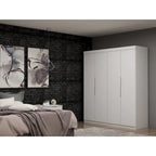 Mulberry 2 Sectional Modern Wardrobe Closet with 4 Drawers
