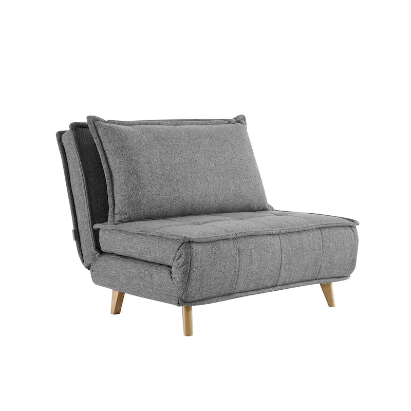 Canapé modulaire convertible gris / jaune / bleu, sans accoudoirs, 1-3 places