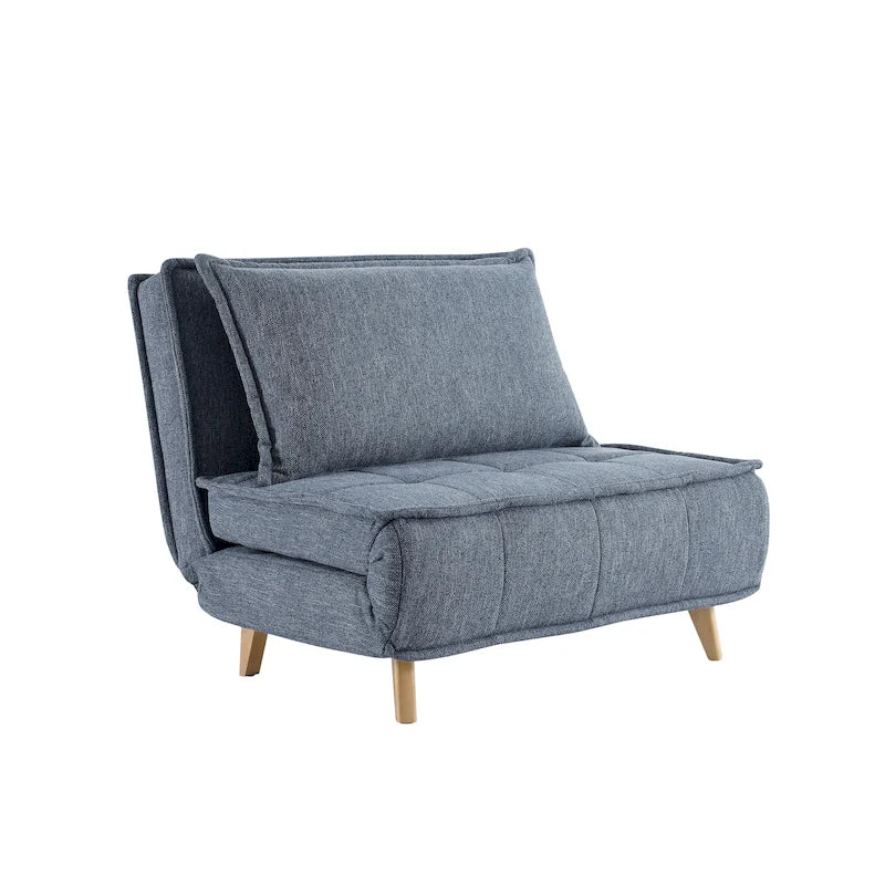 Canapé modulaire convertible gris / jaune / bleu, sans accoudoirs, 1-3 places