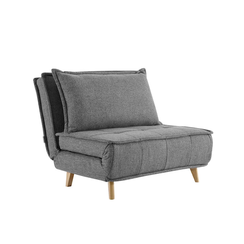 Canapé modulaire convertible gris / jaune / bleu, sans accoudoirs, 1-3 places