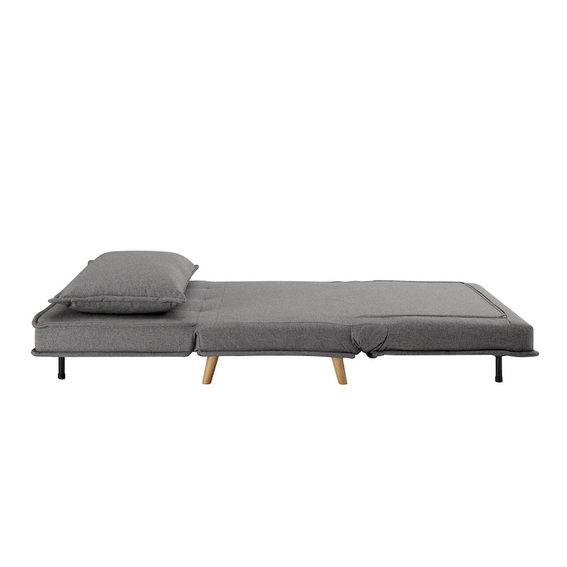 Canapé modulaire convertible gris / jaune / bleu, sans accoudoirs, 1-3 places
