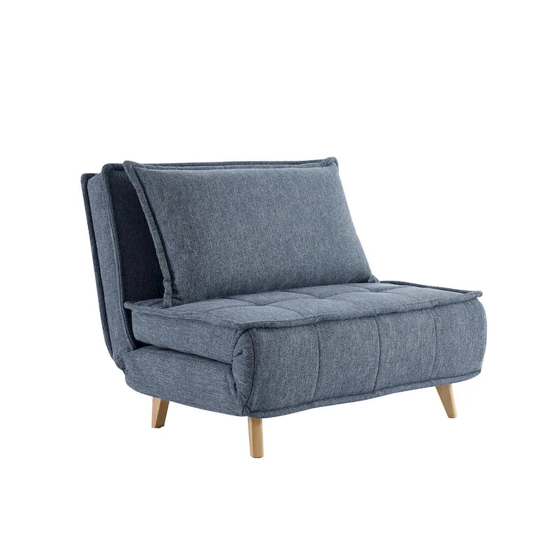 Canapé modulaire convertible gris / jaune / bleu, sans accoudoirs, 1-3 places