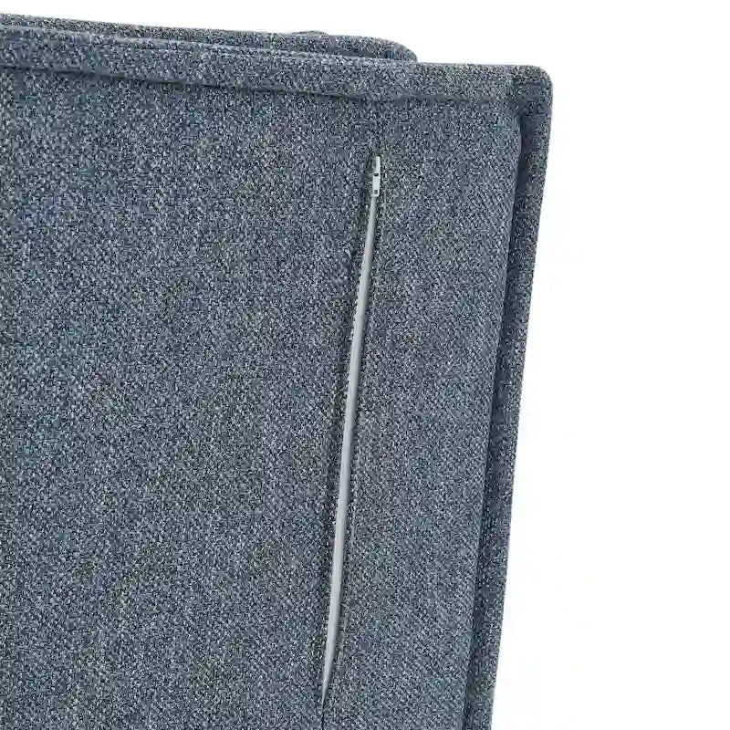 Canapé modulaire convertible gris / jaune / bleu, sans accoudoirs, 1-3 places