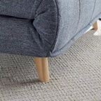 Canapé modulaire convertible gris / jaune / bleu, sans accoudoirs, 1-3 places