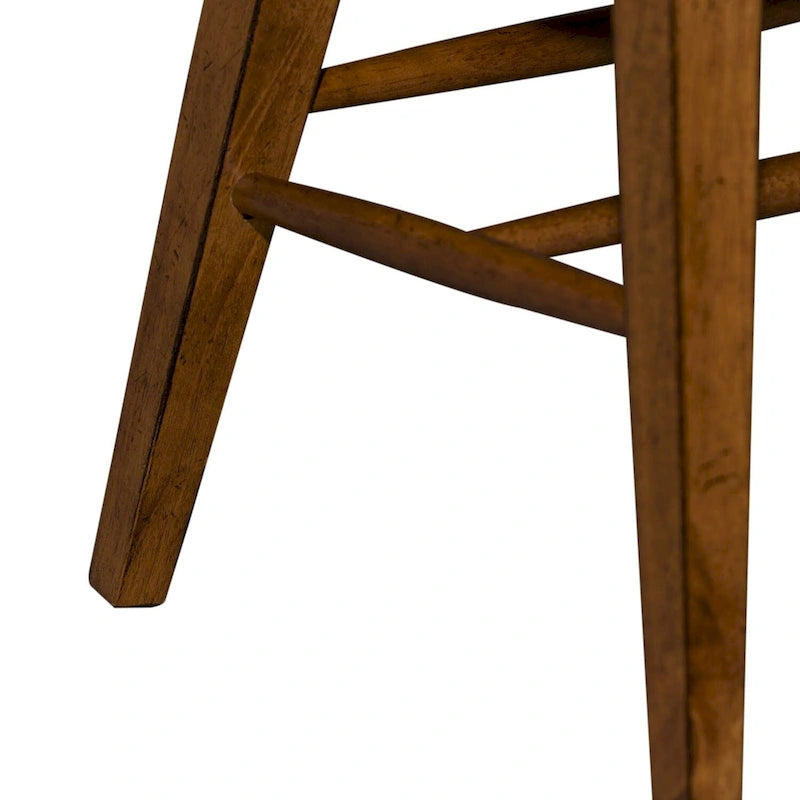 Fauteuil Windsor à dossier enveloppant – Marron foncé, pièce unique