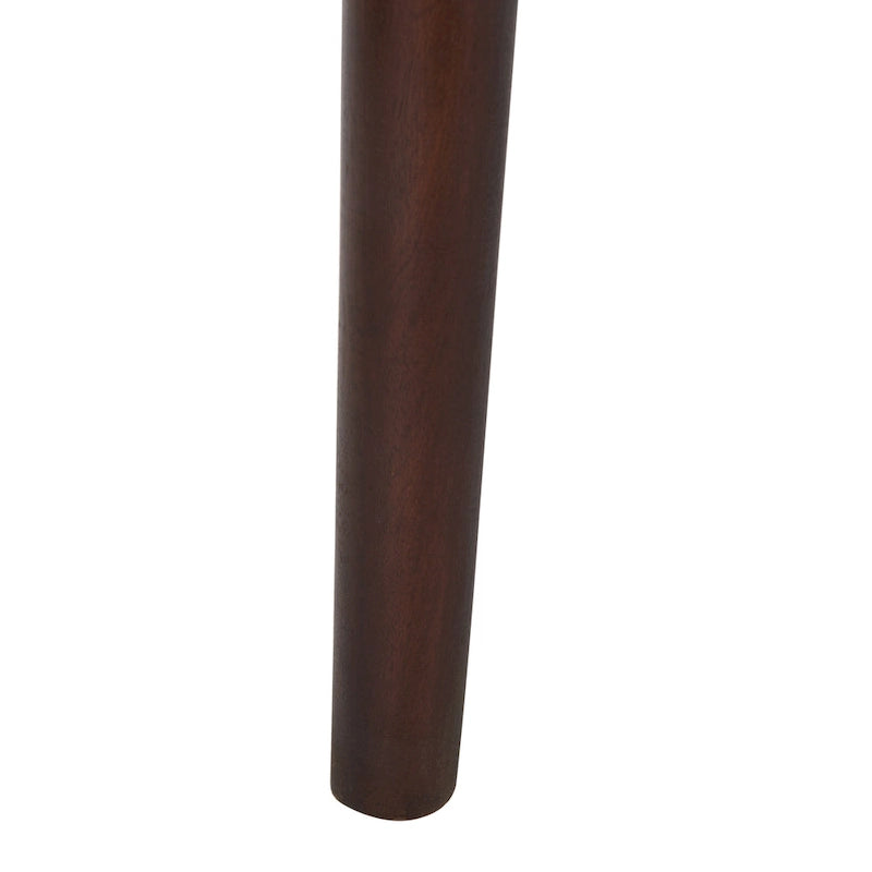 Fauteuil d'appoint en cuir tressé blanc / naturel / noyer / noir, une place