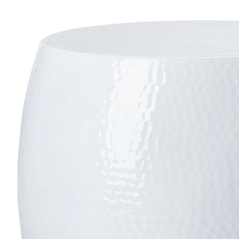 Table d'appoint / Tabouret rond, Gris foncé / Argent / Blanc, 1 place