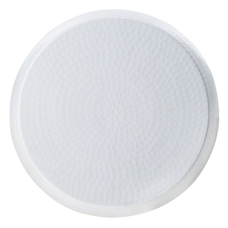 Table d'appoint / Tabouret rond, Gris foncé / Argent / Blanc, 1 place