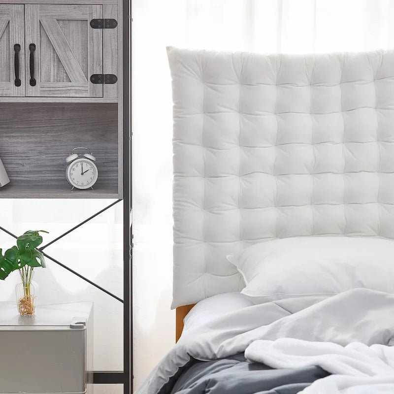Tête de lit capitonnée en velours – Lit simple/Lit simple XL, multicolore, 1 personne