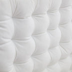 Tête de lit capitonnée en velours – Lit simple/Lit simple XL, multicolore, 1 personne