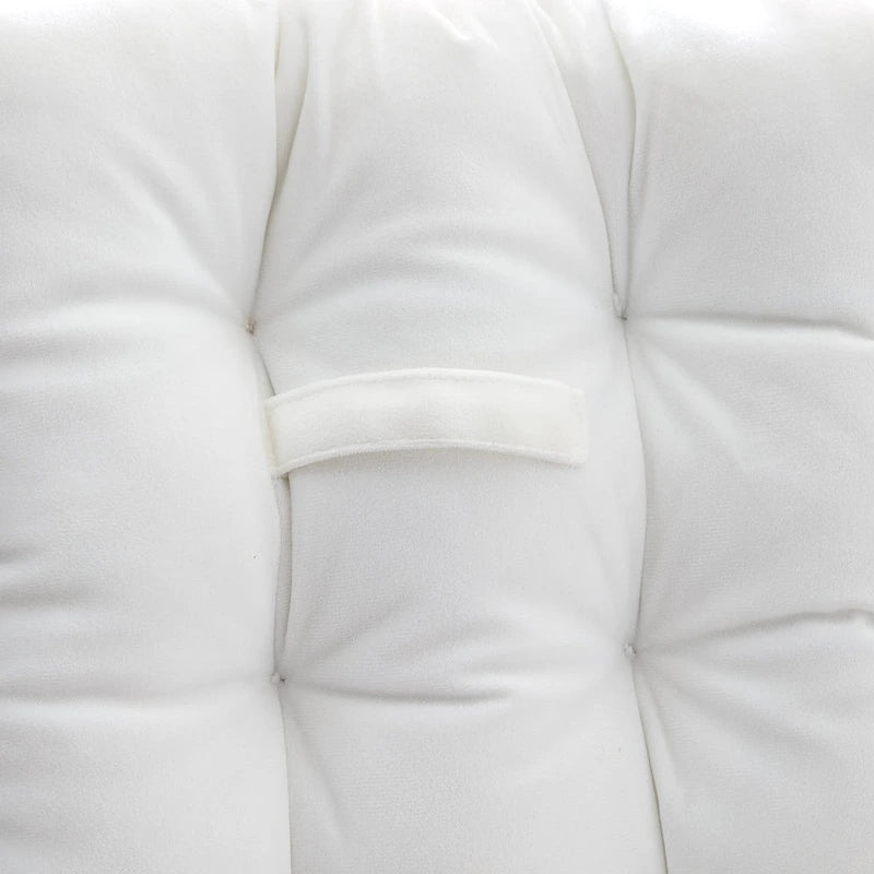 Tête de lit capitonnée en velours – Lit simple/Lit simple XL, multicolore, 1 personne