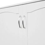 Lit escamotable grand lit/deux places blanc/gris avec tiroirs et ports USB, pour 1 à 2 personnes