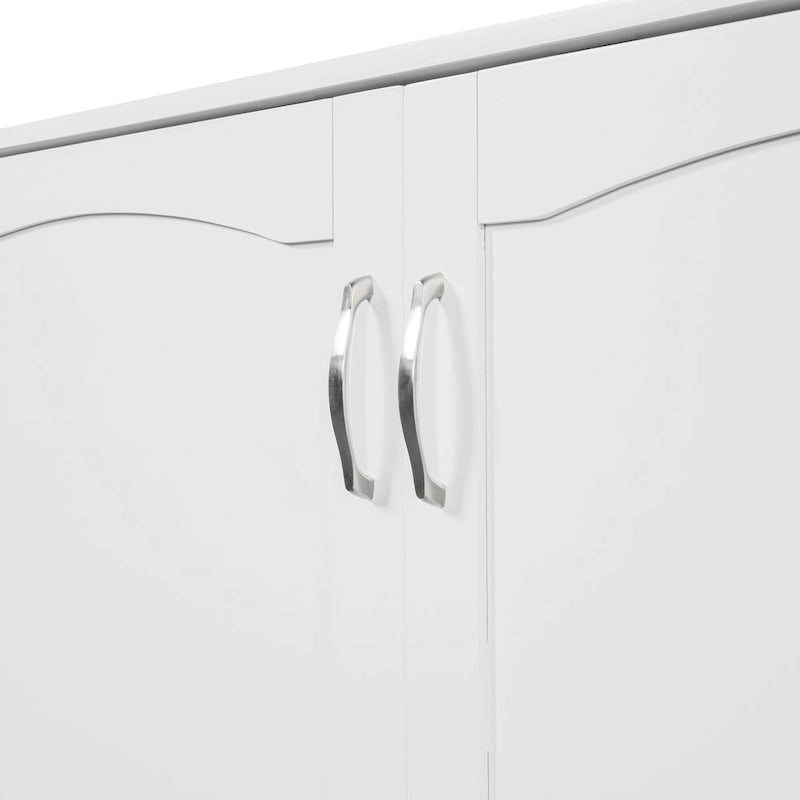 Lit escamotable grand lit/deux places blanc/gris avec tiroirs et ports USB, pour 1 à 2 personnes