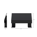 Tête de lit de rangement blanc/noir/ébène avec étagères latérales – Lit simple/double/Queen, 1 à 2 personnes
