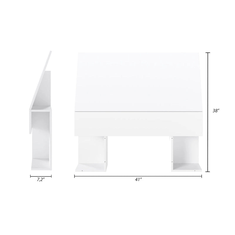 Tête de lit de rangement blanc/noir/ébène avec étagères latérales – Lit simple/double/Queen, 1 à 2 personnes