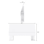 Tête de lit de rangement blanc/noir/ébène avec étagères latérales – Lit simple/double/Queen, 1 à 2 personnes