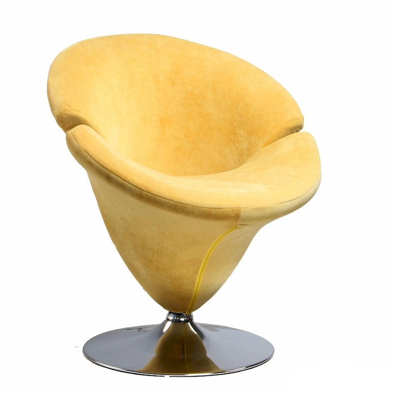 Fauteuil d'appoint tulipe multicolore, une place