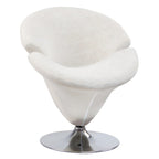 Fauteuil d'appoint tulipe multicolore, une place