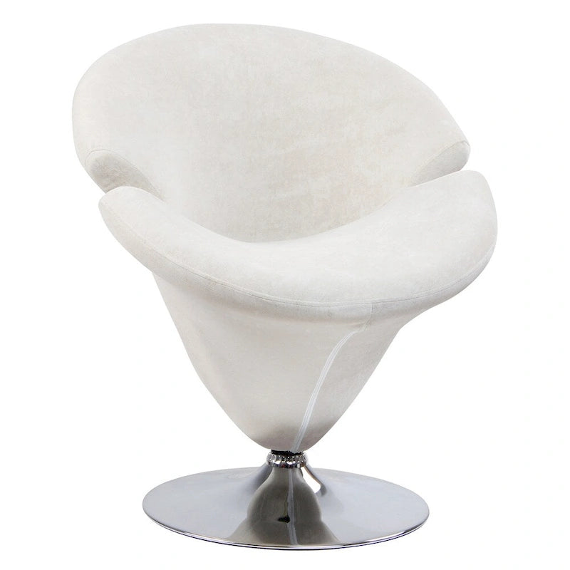 Fauteuil d'appoint tulipe multicolore, une place
