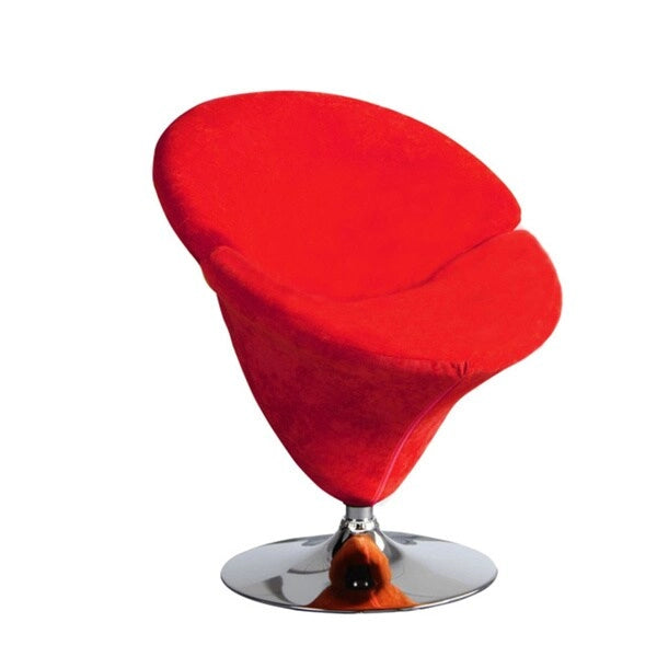 Fauteuil d'appoint tulipe multicolore, une place