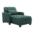 Fauteuil d'appoint baril touffeté multicolore, une place
