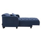 Fauteuil d'appoint baril touffeté multicolore, une place