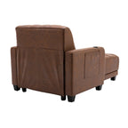 Fauteuil d'appoint baril touffeté multicolore, une place
