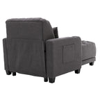 Fauteuil d'appoint baril touffeté multicolore, une place