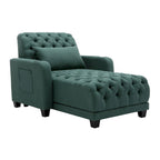 Fauteuil d'appoint baril touffeté multicolore, une place