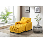 Fauteuil d'appoint baril touffeté multicolore, une place