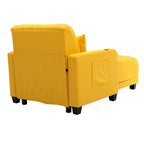 Fauteuil d'appoint baril touffeté multicolore, une place