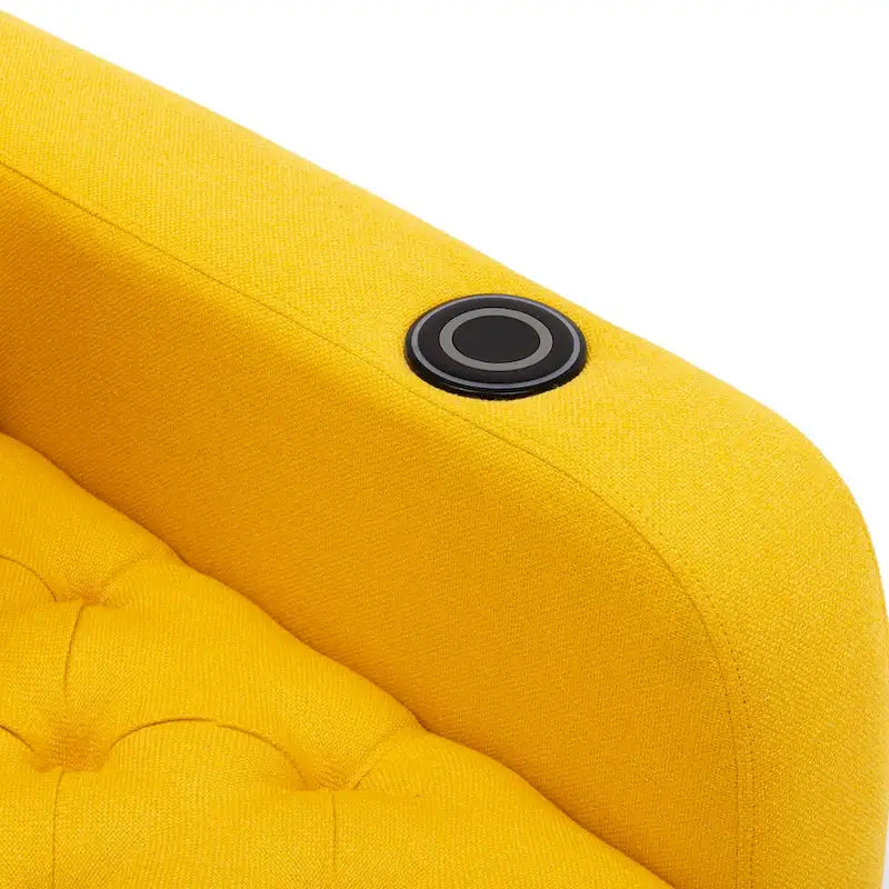 Fauteuil d'appoint baril touffeté multicolore, une place