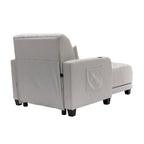 Fauteuil d'appoint baril touffeté multicolore, une place