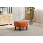 Fauteuil d'appoint tonneau mi-siècle avec ottoman – Siège simple, plusieurs couleurs