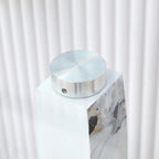 Console rectangulaire en verre, noyer/blanc/doré, assemblage par 1 personne