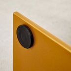Console rectangulaire en verre, noyer/blanc/doré, assemblage par 1 personne