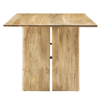 Table de salle à manger rectangulaire Chêne/Noyer, 6 à 8 places