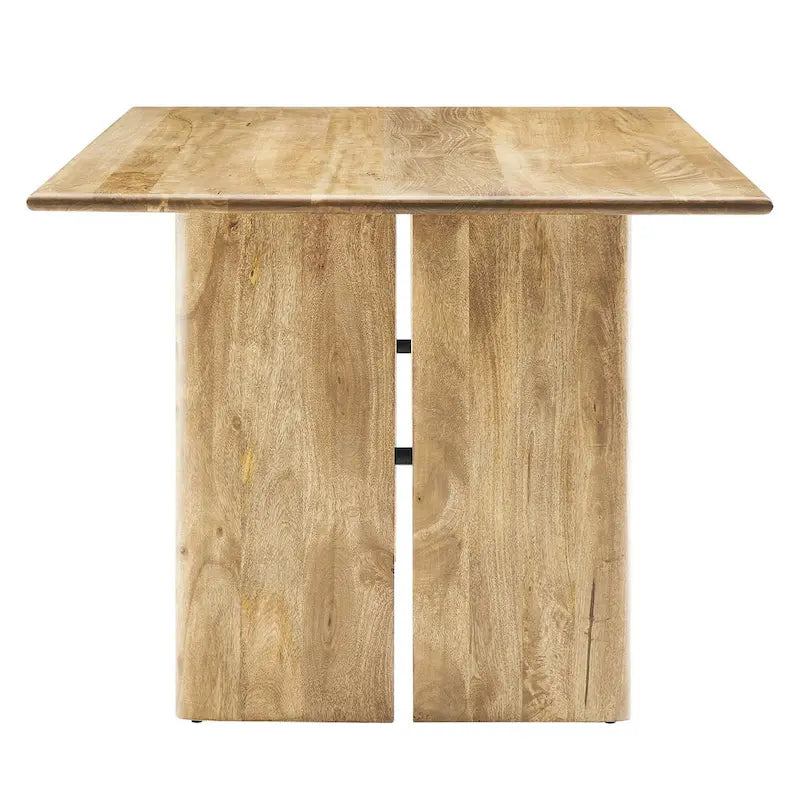 Table de salle à manger rectangulaire Chêne/Noyer, 6 à 8 places