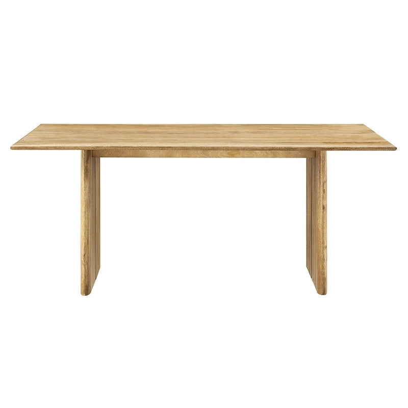 Table de salle à manger rectangulaire Chêne/Noyer, 6 à 8 places
