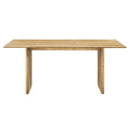 Table de salle à manger rectangulaire Chêne/Noyer, 6 à 8 places