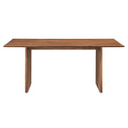 Table de salle à manger rectangulaire Chêne/Noyer, 6 à 8 places