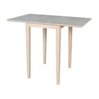 Petite table à manger Shaker à abattants, multicolore, 2 places