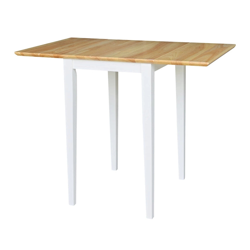 Petite table à manger Shaker à abattants, multicolore, 2 places