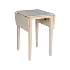 Petite table à manger Shaker à abattants, multicolore, 2 places