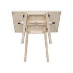 Petite table à manger Shaker à abattants, multicolore, 2 places