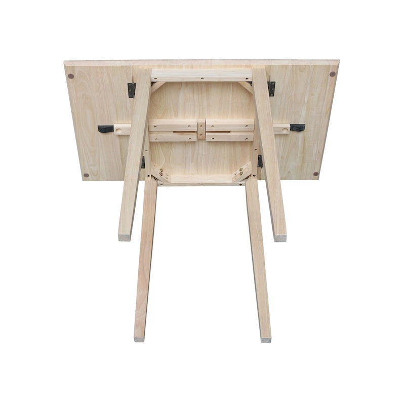 Petite table à manger Shaker à abattants, multicolore, 2 places